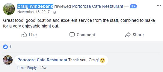 Facebook Review from Craig